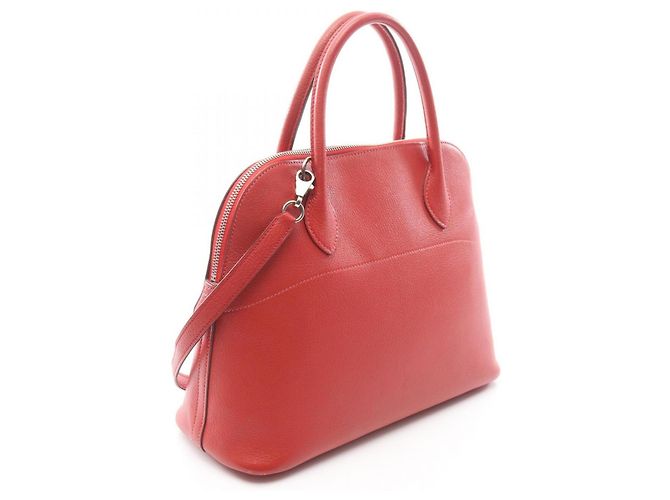 Hermès Borsa Hermes Bolide 31 in Rouge Garance Rosso - vista 2