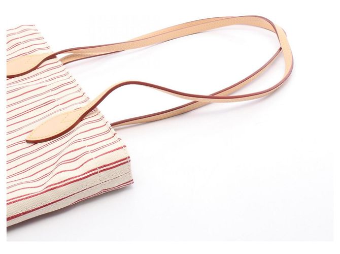 Louis Vuitton Carry It Tragetasche Rot Beige - Ansicht 6