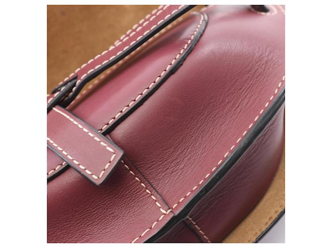Borsa a tracolla Loewe Gate Bag Mini Bordò - vista 8