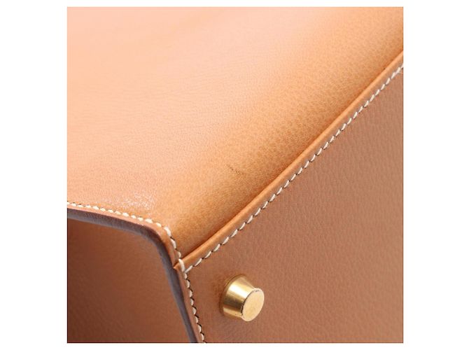 Hermès Borsa Hermes Kelly 35 Marrone - vista 10