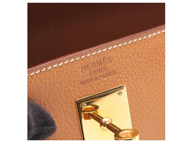 Hermès Borsa Hermes Kelly 35 Marrone - vista 4