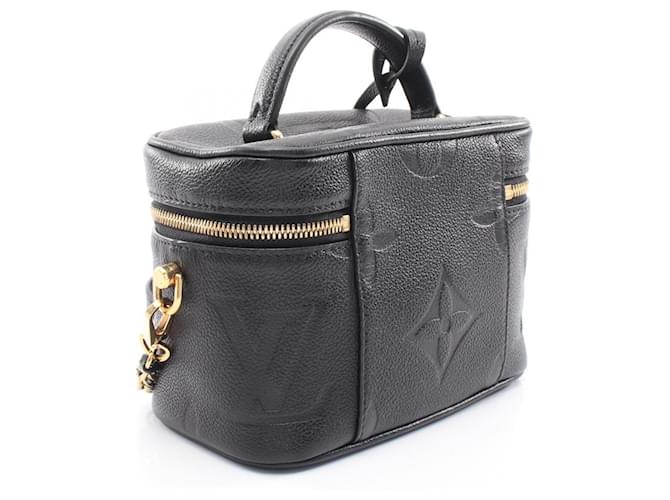 Borsa Louis Vuitton Monogram Empreinte Vanity PM Nero - vista 2
