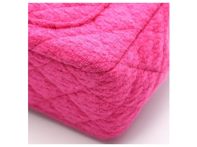 Borsa a Spalla Chanel Mini Matelassé 20 Rosa - vista 6