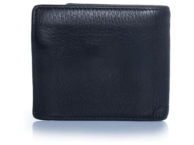 Gucci, portefeuille en cuir noir avec abeille - vue 2