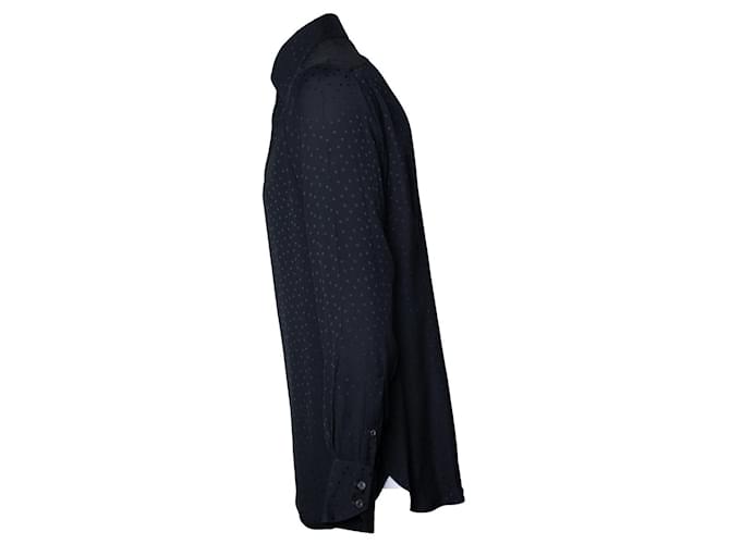 Tom Ford, camicia a pois nera Nero - vista 2