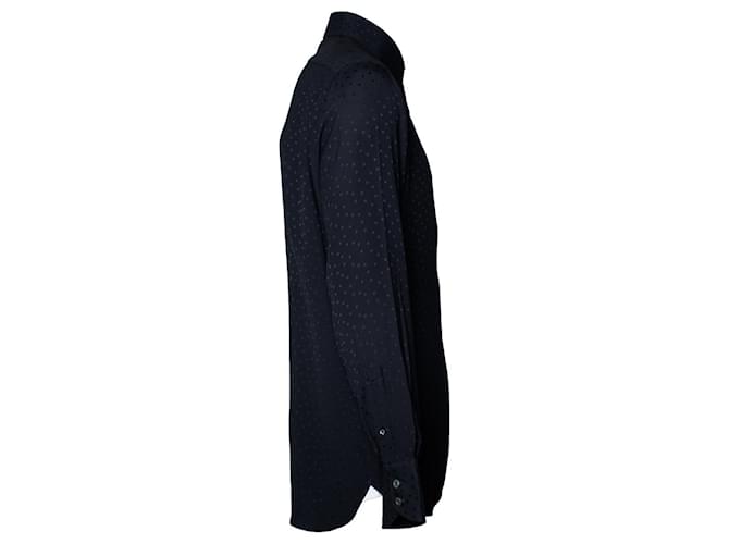 Tom Ford, camicia a pois nera Nero - vista 4