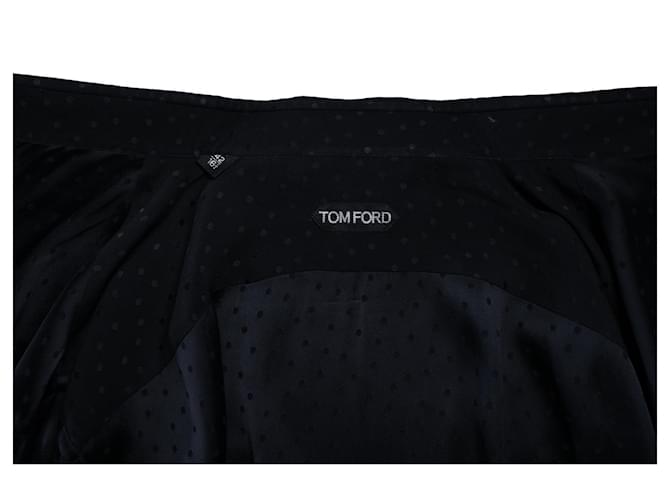 Tom Ford, camicia a pois nera Nero - vista 5