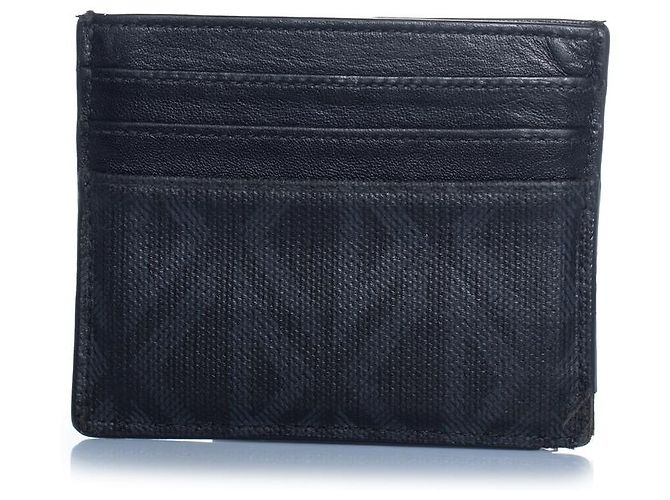 Christian Dior Dior, Kartenetui aus Monogramm-Canvas und Leder Schwarz - Ansicht 2