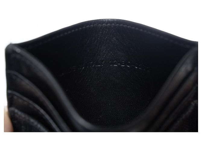 Christian Dior Dior, Kartenetui aus Monogramm-Canvas und Leder Schwarz - Ansicht 3
