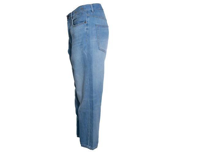 R13, jeans tailored drop en azul - vista 2