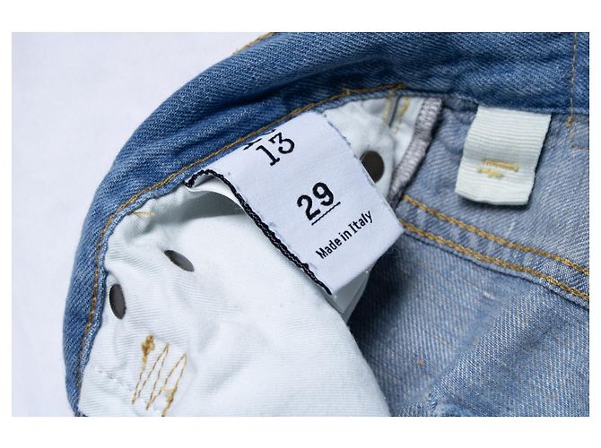 R13, jeans tailored drop en azul - vista 5