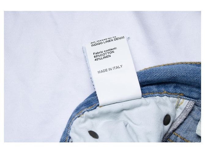 R13, jeans tailored drop en azul - vista 9