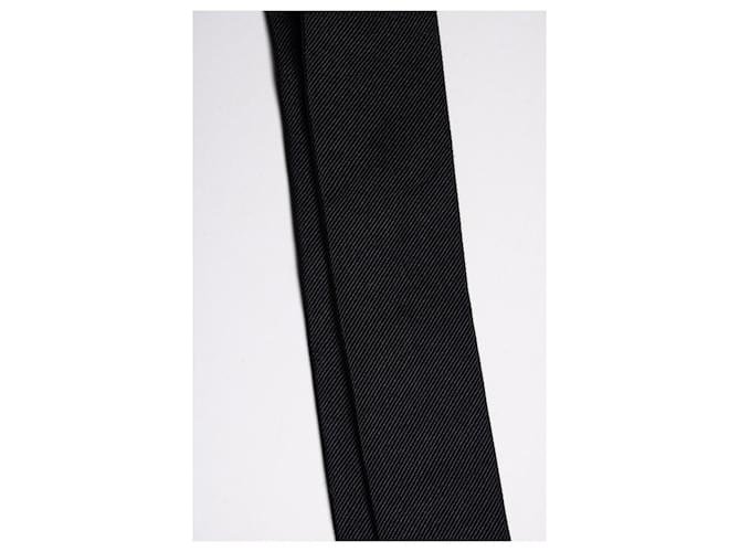 Saint Laurent, black structured tie - view 3