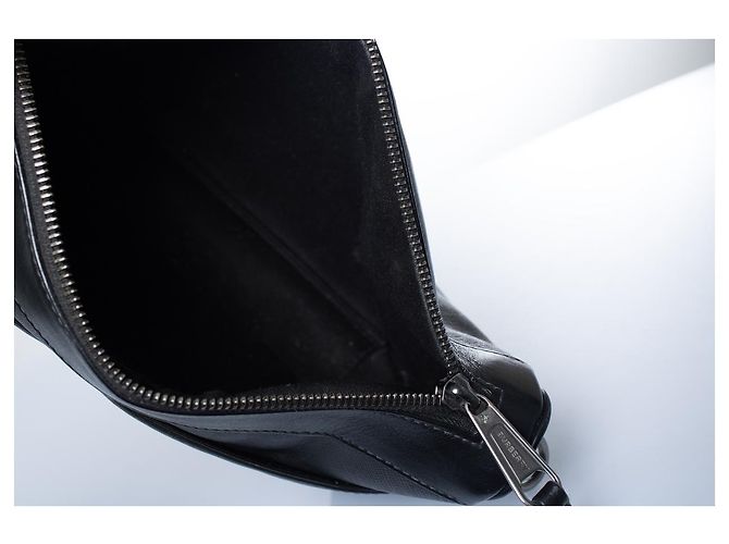 Burberry, Check print rambler bag in canvas Grey - view 8