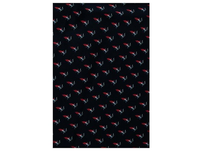 Saint Laurent, camicia con stampa smoking lips heart 2017 Nero - vista 5