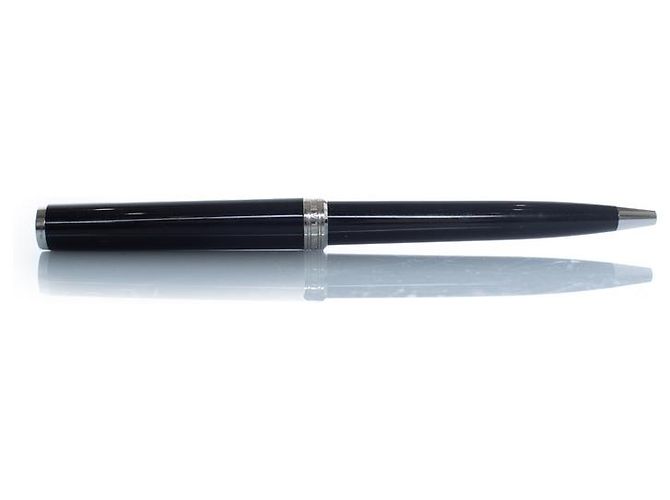 Montblanc, leather wallet with pen Black - view 5