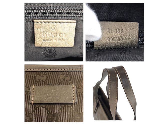 Borsa a tracolla tote Gucci GG Imprime Marrone Bronzo - vista 3
