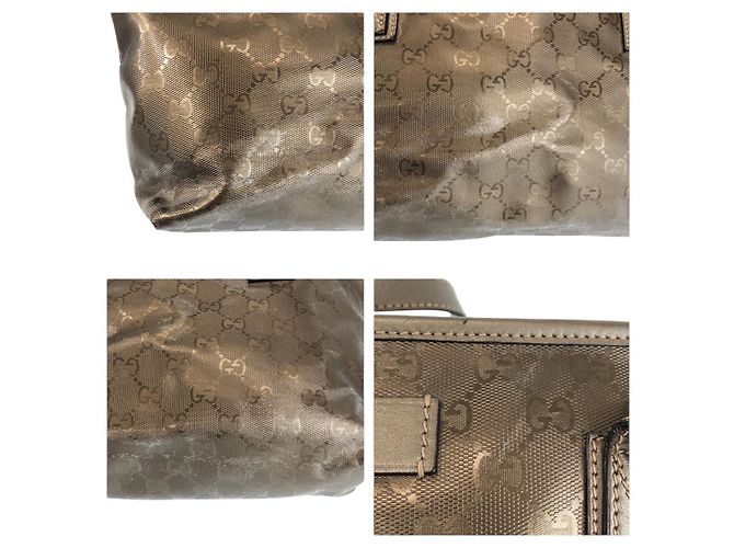 Borsa a tracolla tote Gucci GG Imprime Marrone Bronzo - vista 6