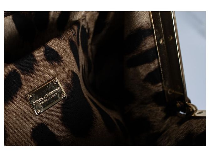 Dolce & Gabbana, borsa a tracolla in pizzo Agate Nero - vista 7