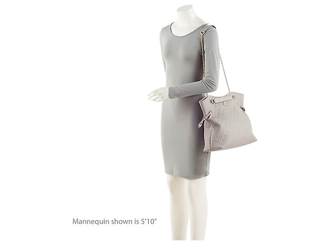 Tory Burch Bryant Slouchy Quilted Leather Tote Grau - Ansicht 5