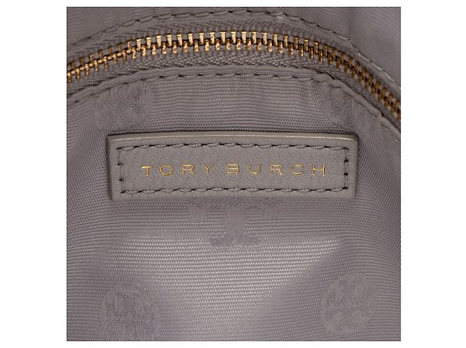Tory Burch Bryant Slouchy Quilted Leather Tote Grau - Ansicht 7