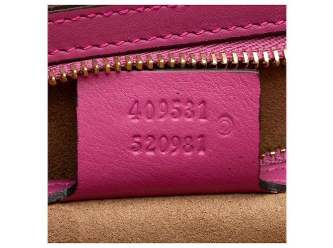 Small tote Gucci GG Supreme Linea Marrone Beige - vista 6