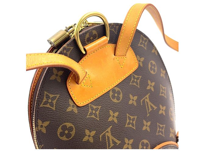 Zaino Louis Vuitton Ellipse Monogram Marrone - vista 8