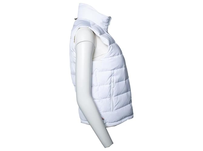 Thom Browne, chaleco acolchado blanco - vista 4
