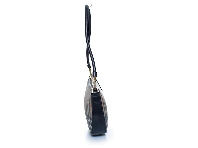 Burberry, borsa a tracolla Olympia Nova check Marrone - vista 4