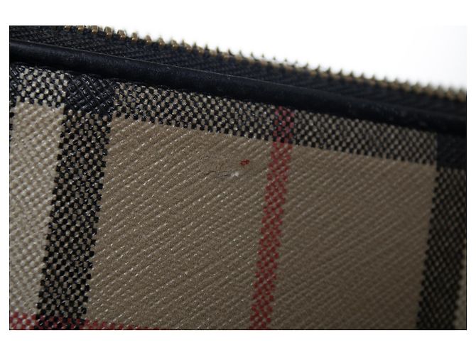 Burberry, borsa a tracolla Olympia Nova check Marrone - vista 9