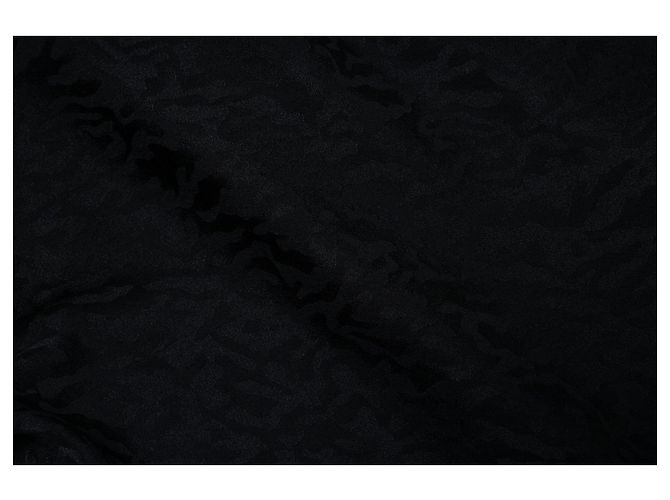 Saint Laurent, camicia in jacquard stampato nero - vista 5