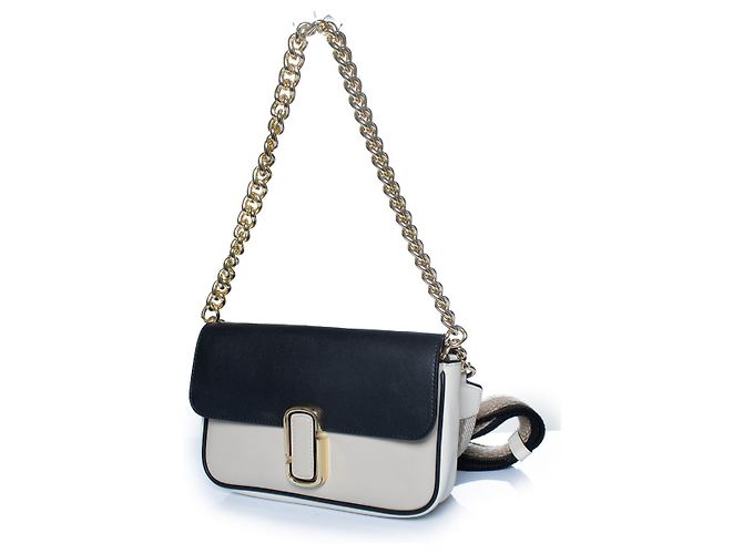 Marc Jacobs, borsa a tracolla J Marc in beige / nero Multicolore - vista 2