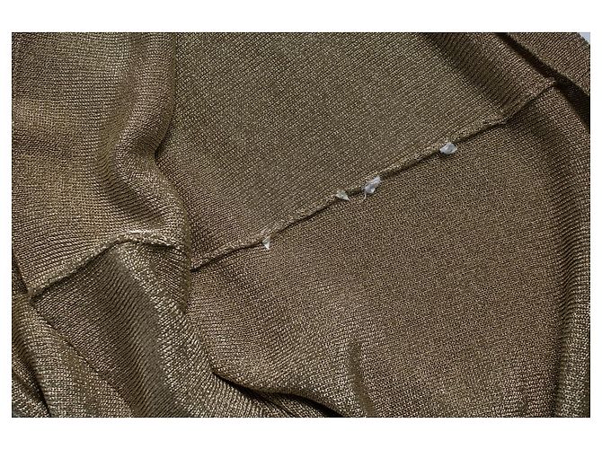 Gucci, top sin mangas de lurex dorado Metálico - vista 6