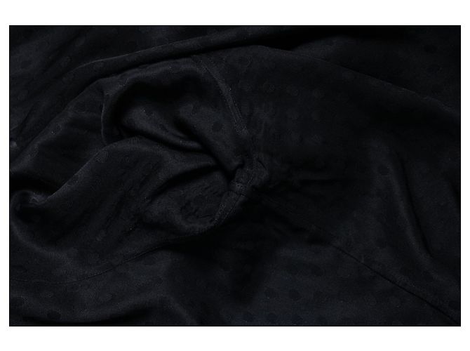 Céline Celine, camicia a pois nera Nero - vista 5