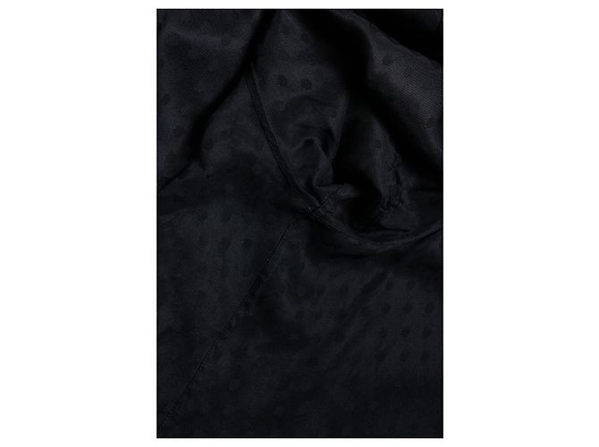 Céline Celine, camicia a pois nera Nero - vista 8