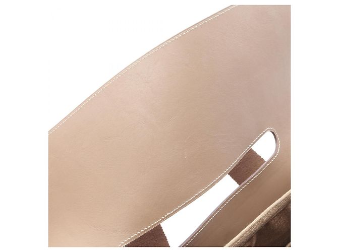 Hermès Borsa in pelle Hermes Valparaiso MM Beige Marrone - vista 6