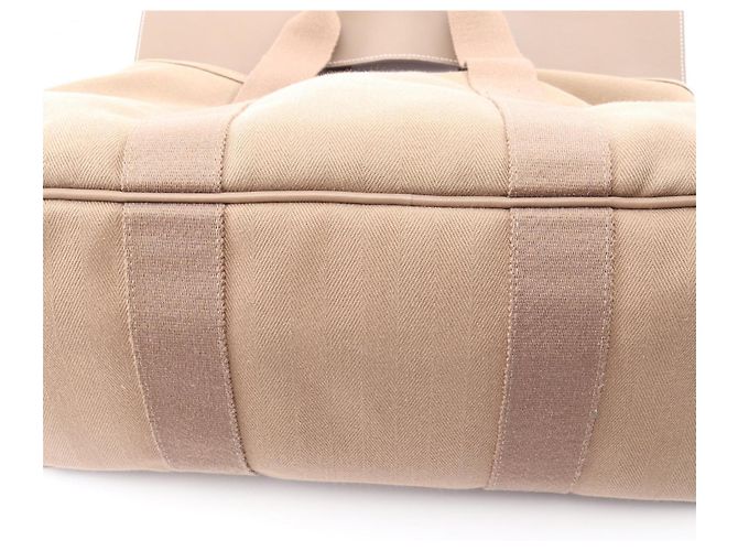 Hermès Borsa in pelle Hermes Valparaiso MM Beige Marrone - vista 9