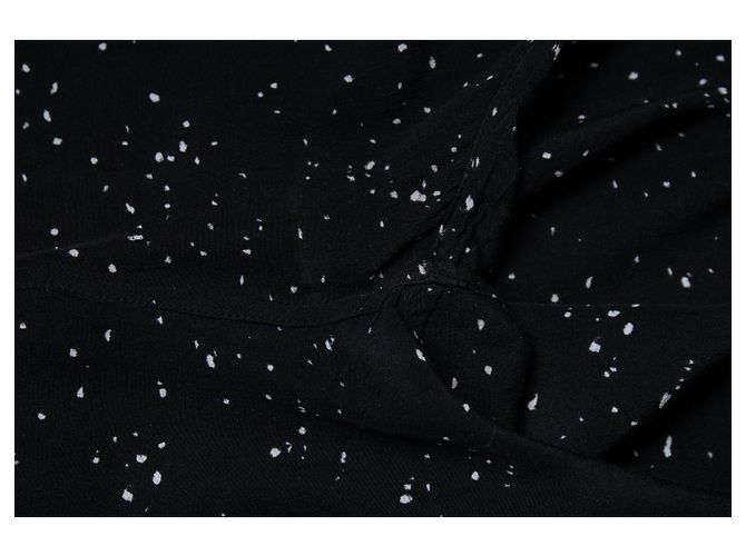 Saint Laurent, Hemd mit Farbspritzern Schwarz - Ansicht 7