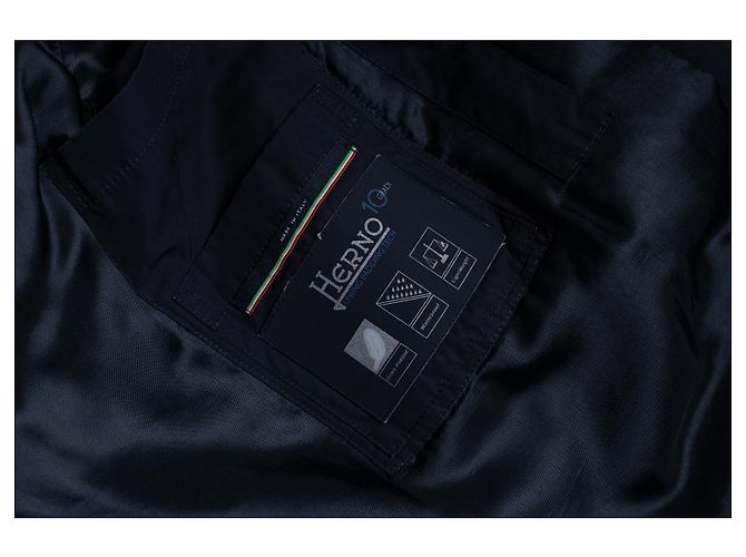 Herno, blau gesteppte Windjacke - Ansicht 7