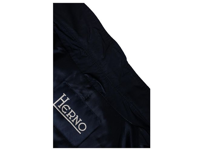 Herno, blau gesteppte Windjacke - Ansicht 8