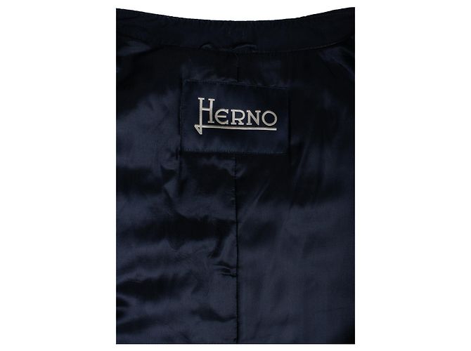 Herno, blau gesteppte Windjacke - Ansicht 9