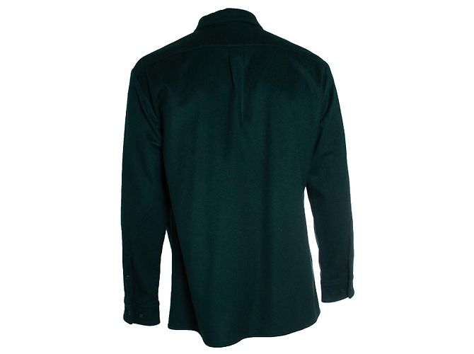 Gabriela Hearst, camicia in lana e cashmere Nicolas Verde - vista 2