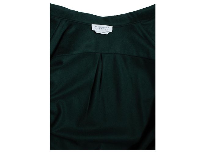 Gabriela Hearst, camicia in lana e cashmere Nicolas Verde - vista 7