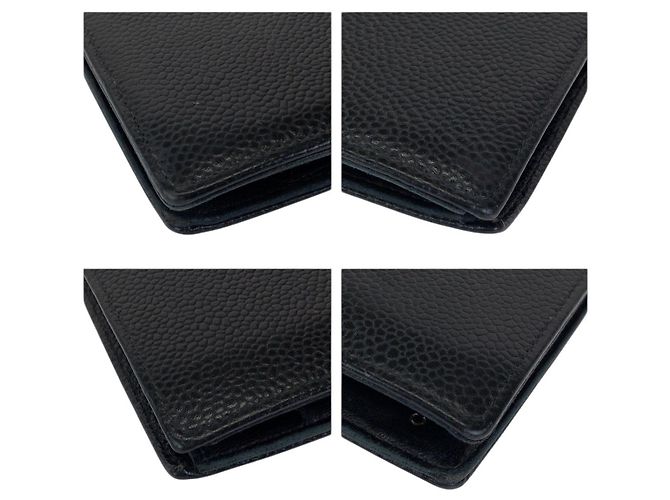 Chanel Vintage Caviar Long Wallet Schwarz - Ansicht 4