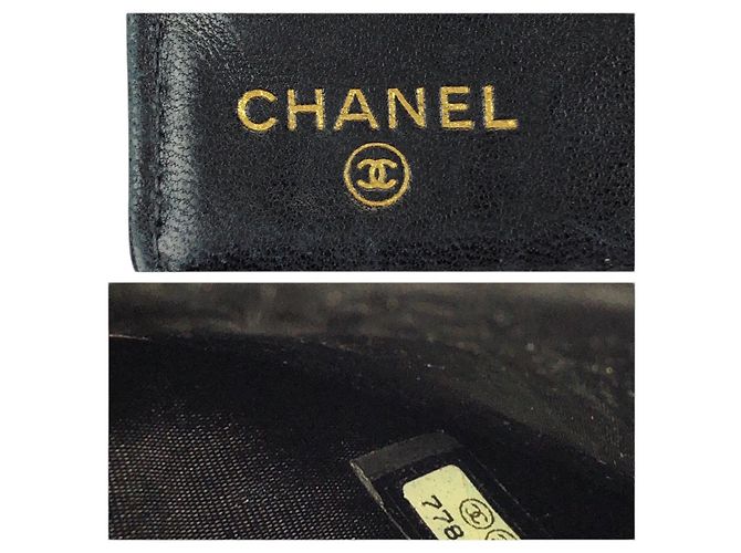 Chanel Vintage Caviar Long Wallet Schwarz - Ansicht 5