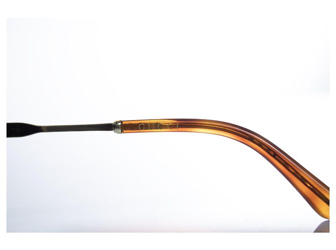 Gucci, transparenter Gold-Aviator Golden Metallisch - Ansicht 6