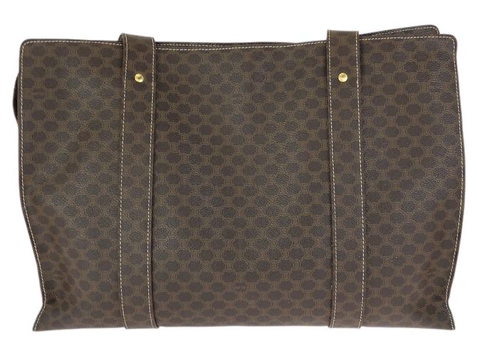 Céline Borsa Tote Celine Macadam in PVC Marrone - vista 2