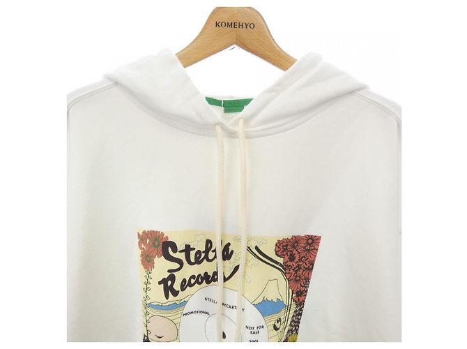 Stella Mc Cartney Stella McCartney Record Hoodie Weiß - Ansicht 5