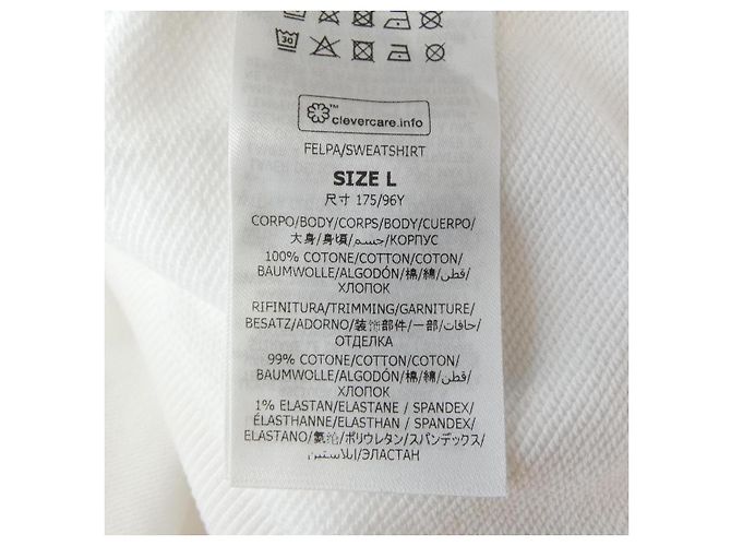 Stella Mc Cartney Stella McCartney Record Hoodie Kapuzenpullover Weiß - Ansicht 3