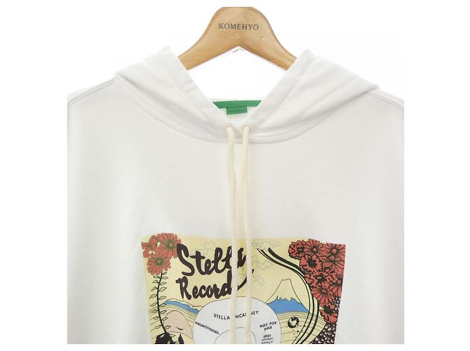 Stella Mc Cartney Stella McCartney Record Hoodie Weiß - Ansicht 5